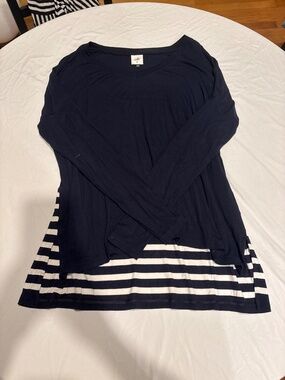 long sleeve cabi stripe top